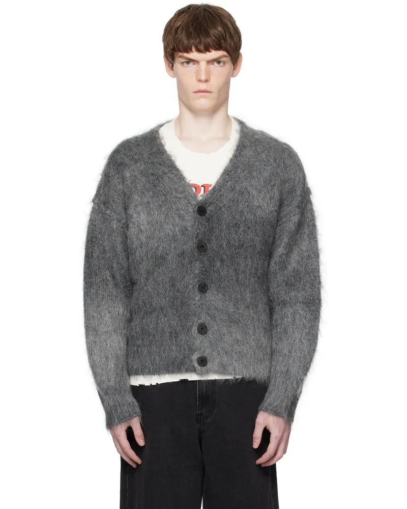 Stolen Girlfriends Club Gray Altered State Cardigan Black