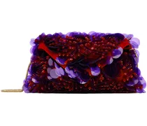 Red & Purple Sequin Embellished Shoulder Bag
