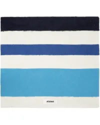 Jacquemus Off-White & Blue 'L'écharpe Arazzo' Scarf Multi-blue