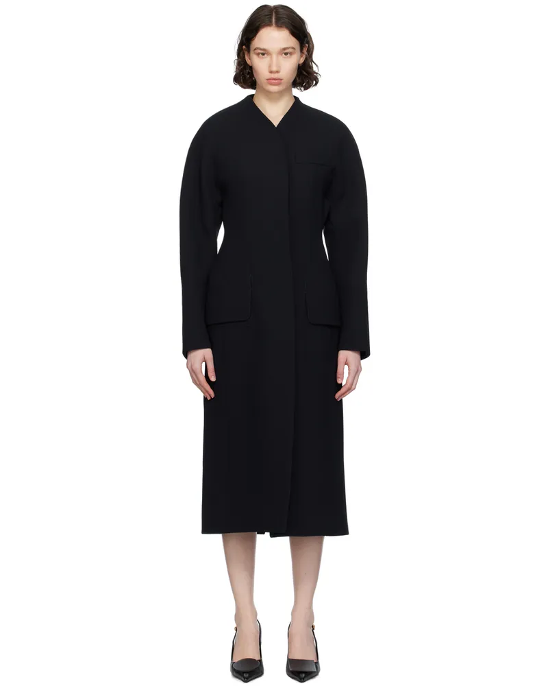 Jacquemus Black Les Sculptures 'Le manteau Ovalo' Coat 990
