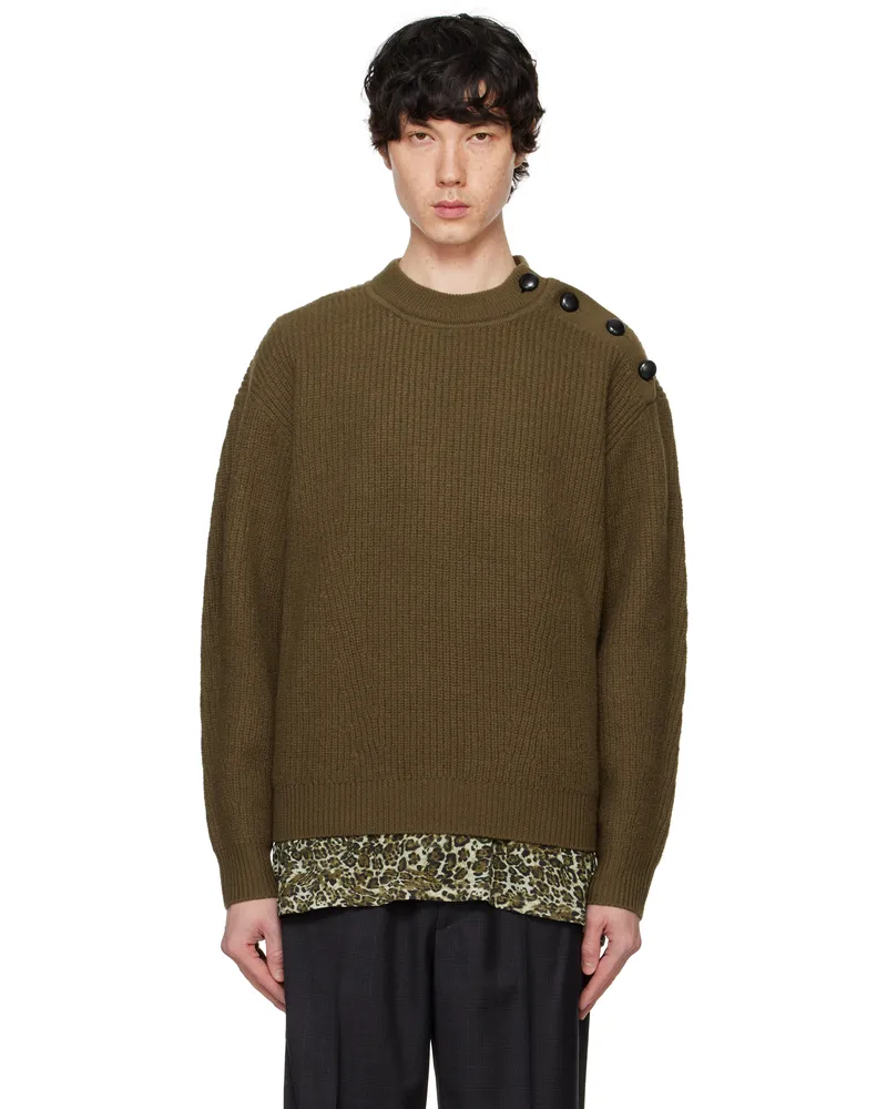 Isabel Marant Khaki Rudel Sweater 50bz