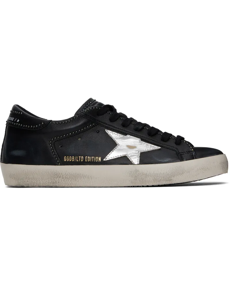 Golden Goose Black Super-Star Classic Sneakers Black