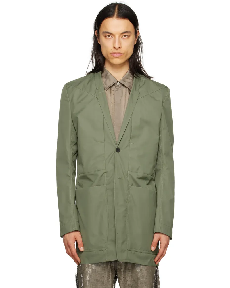 Rick Owens Green Lido Blazer 55