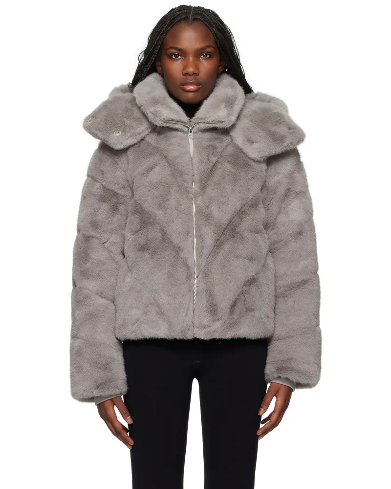 Mackage Gray Anik Faux-Fur Down Jacket C0065