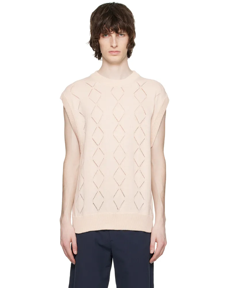 NN 07 Off-White Crewneck 6571 Vest Ecru