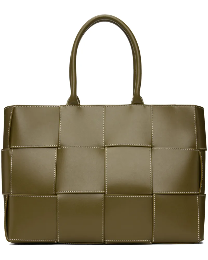 Bottega Veneta Green Medium Arco Tote Mud
