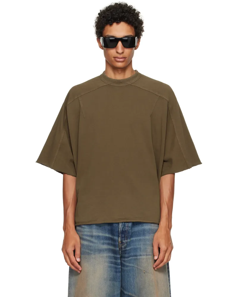 Entire Studios Brown Heavy Dart T-shirt Brunette