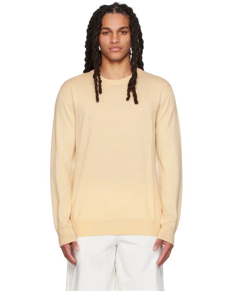 Jil Sander Beige Crewneck Sweater 268