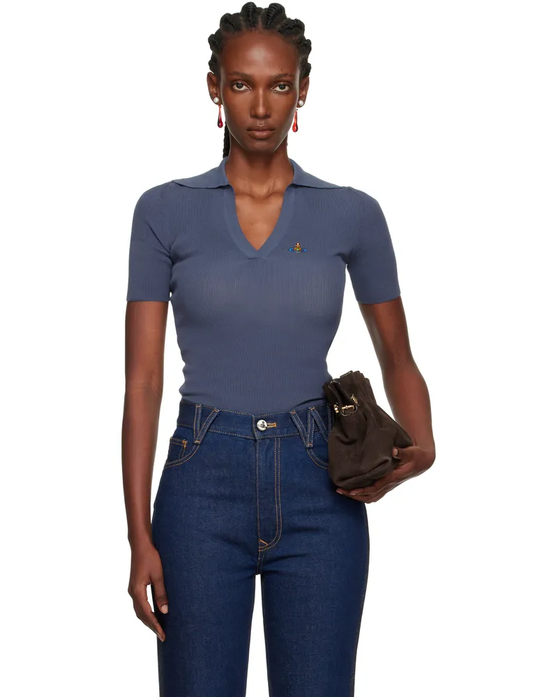 Vivienne Westwood Blue Marina Polo K409
