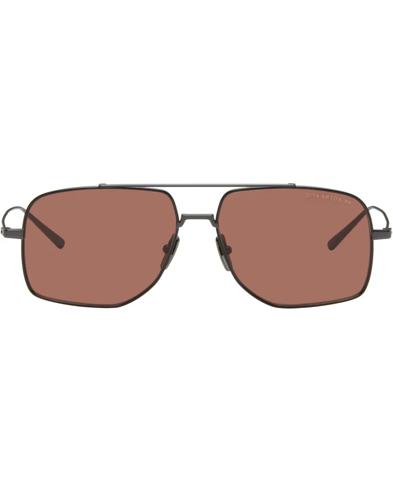 DITA Black & Red ARTOA.88 Sunglasses Black