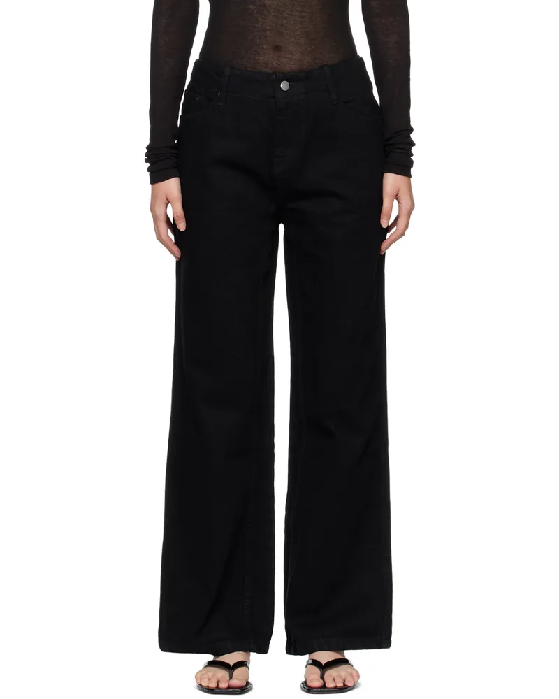 Subtle Le Nguyen Black On-Ward Jeans Black