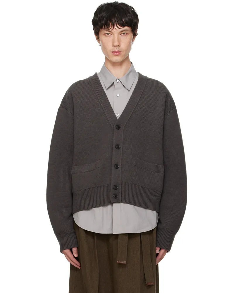 RECTO Gray Ruth Cardigan Bluish