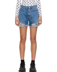 Stella McCartney Blue Heart Shorts Mid