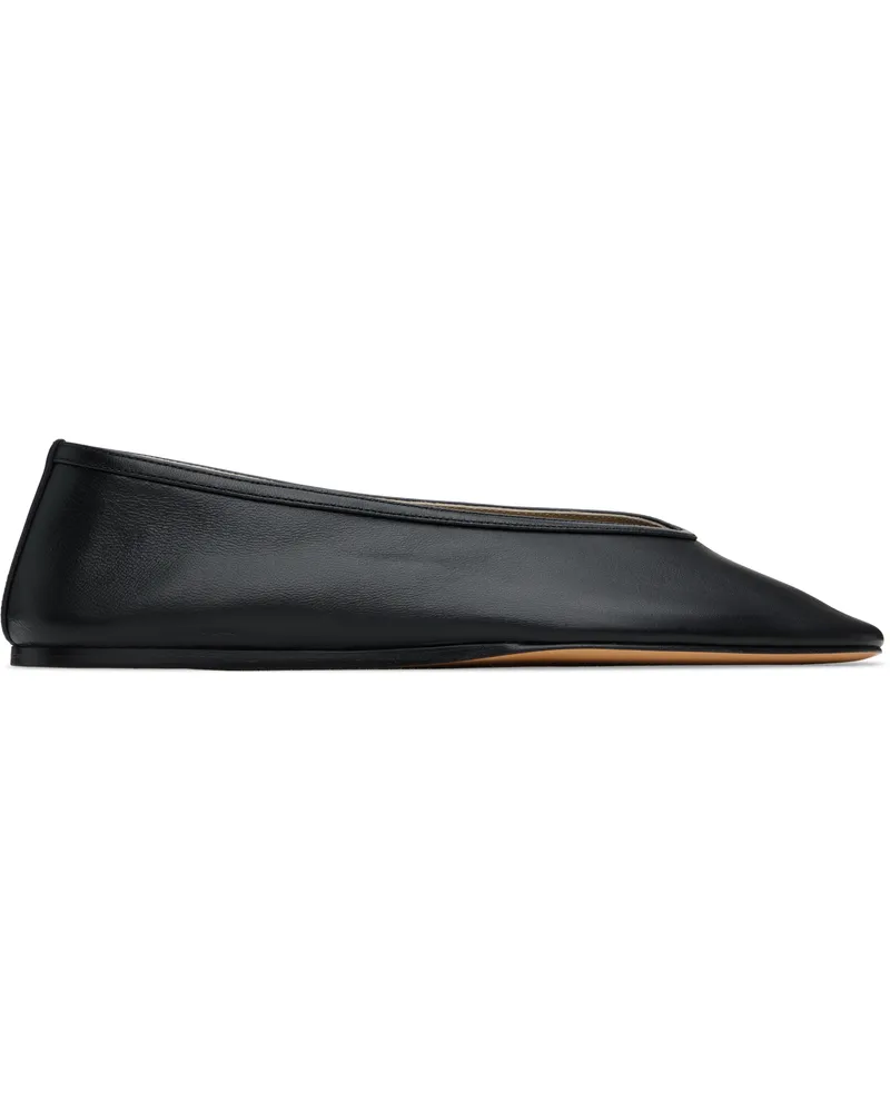 Le Monde Béryl Black Luna Ballerina Flats Black