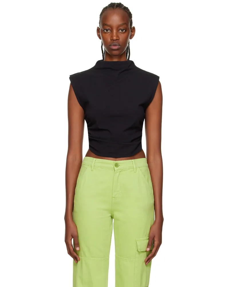 Reformation Black Lindy Top Black