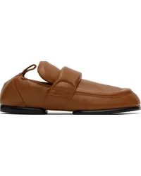 Dries van Noten Tan Padded Loafers Tan