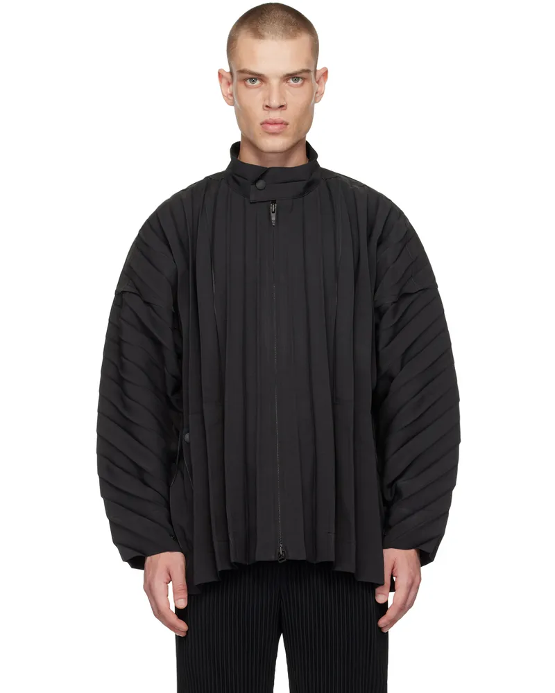Issey Miyake Black Edge Coat 15-black