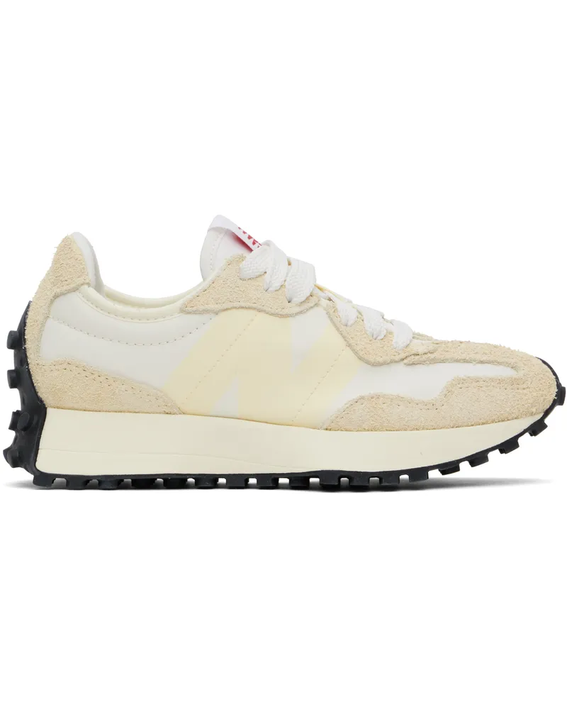New Balance Beige & Off-White 327 Sneakers Angora