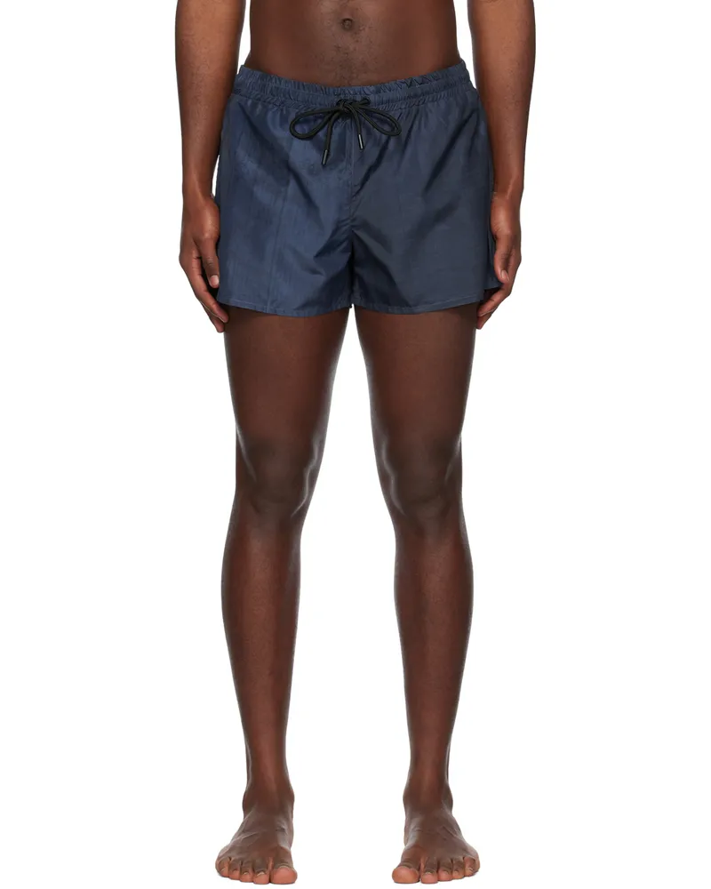 COMMAS SSENSE Exclusive Navy Swim Shorts Navy