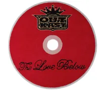 SSENSE Exclusive Red 'The Love Below' CD Rug