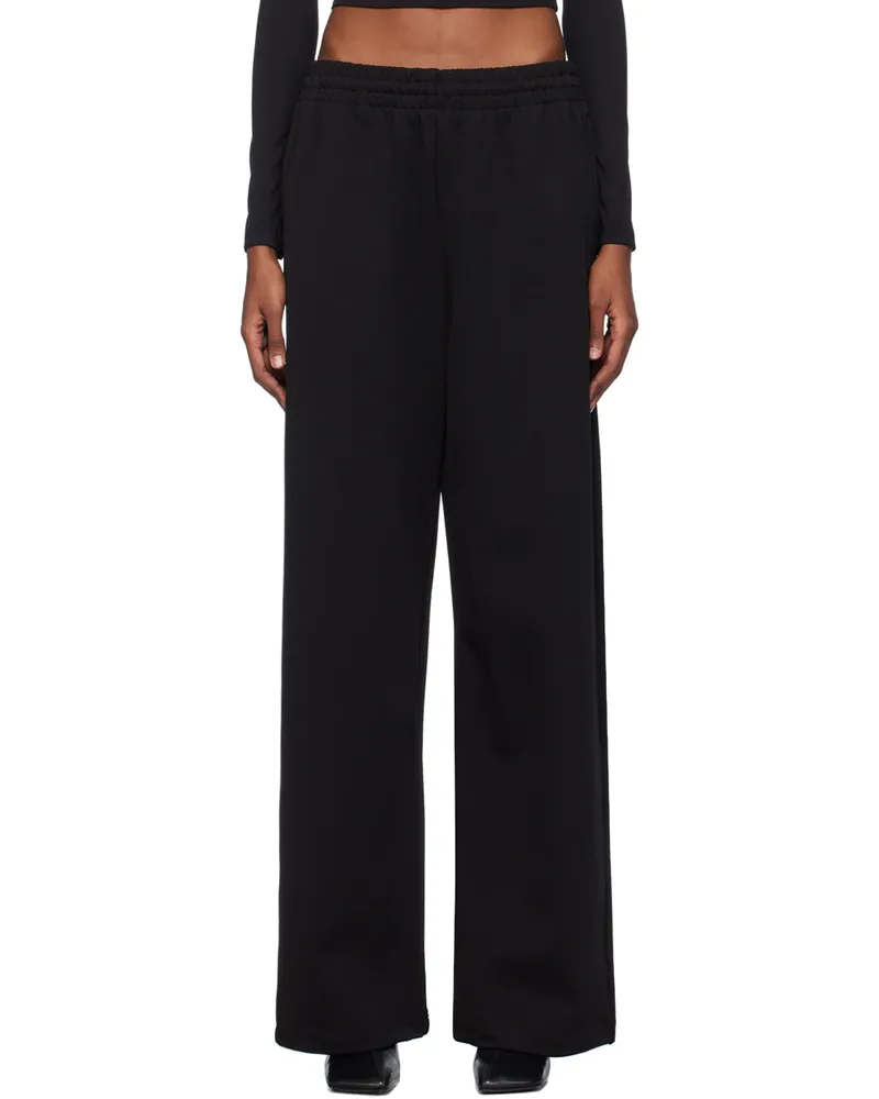 WARDROBE.NYC Black Paneled Track Pants Black