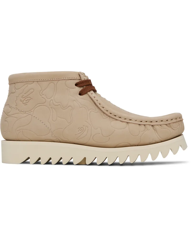 BAPE Beige Manhunt #1 Desert Boots Beige