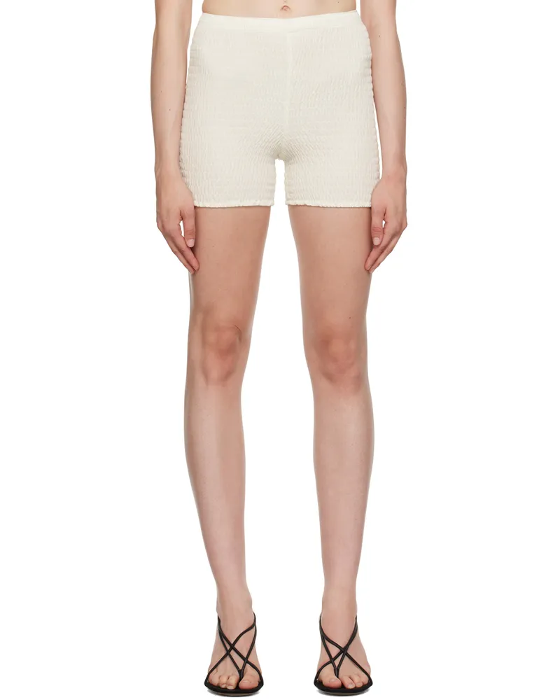 Saturdays NYC Off-White Jiji Shorts Ivory