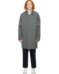 Thom Browne Gray Armband Coat Med