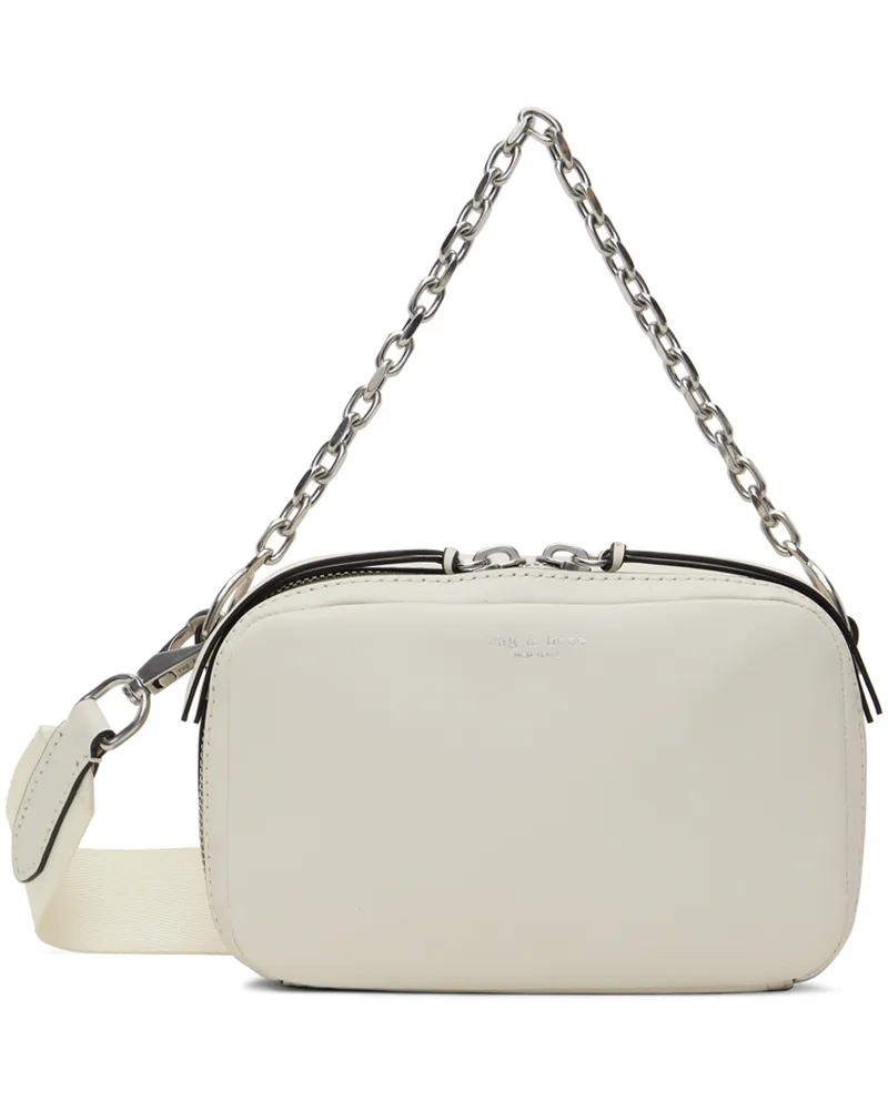 Rag & Bone White Cami Chain Camera Bag Antqwht