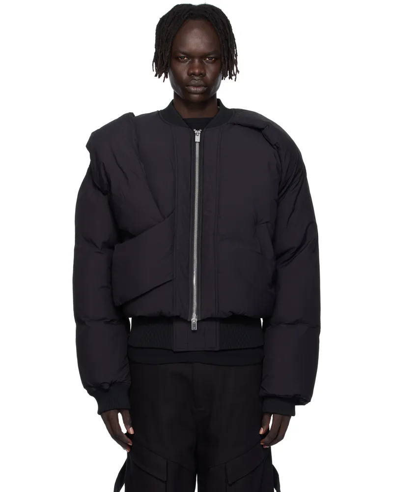 Heliot Emil Black Altair Bomber Jacket Black