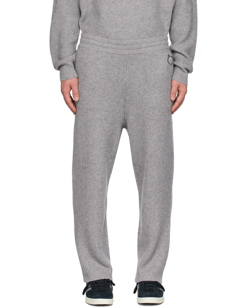Kitsuné Gray Patch Sweatpants H150