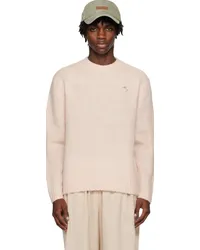 Acne Studios Pink Brushed Sweater Adpowder