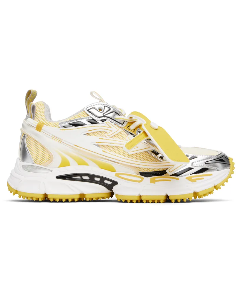 OFF-WHITE Yellow & White Be Right Back Sneakers Lemon