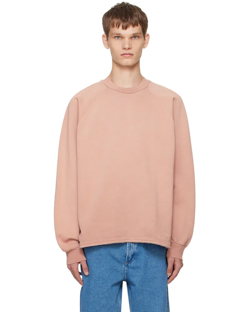 A.P.C. Pink Tame Impala Edition Kick Out Sweatshirt Fad