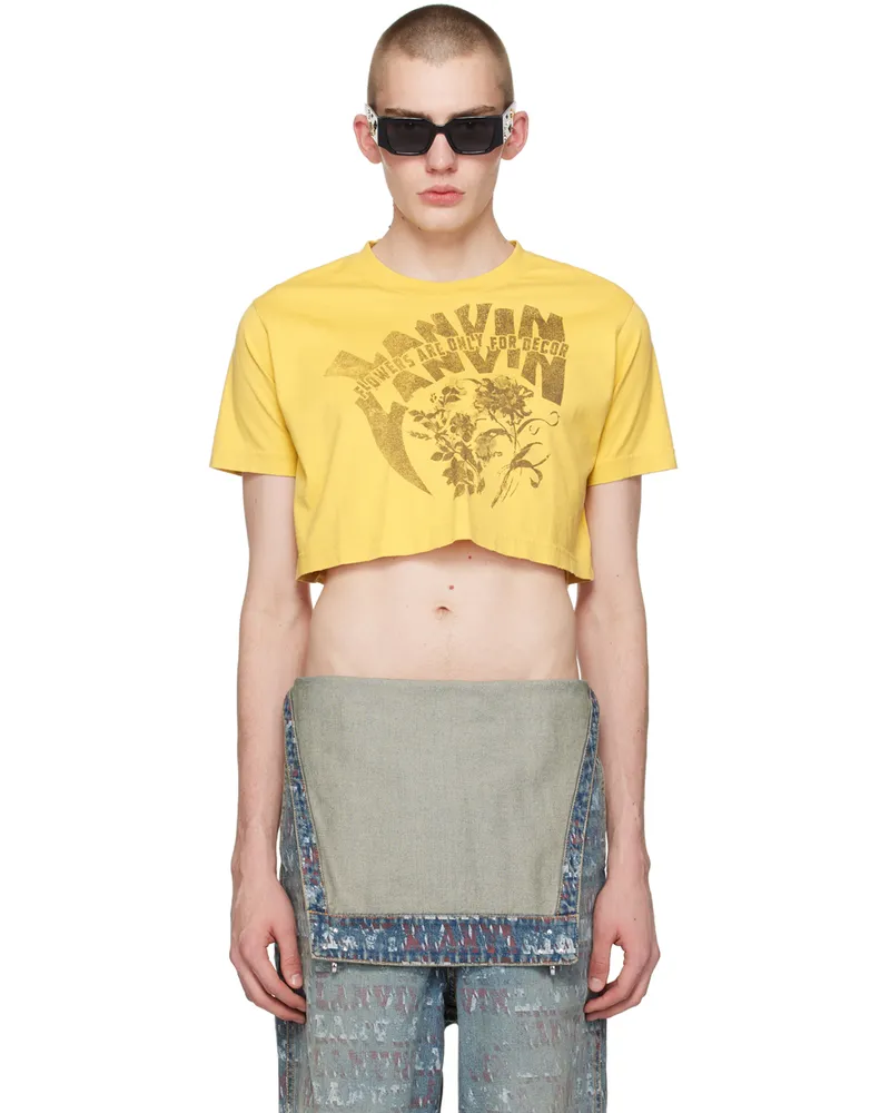 Lanvin Yellow Future Edition T-Shirt Corn