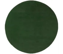 Green Round Outline Rug