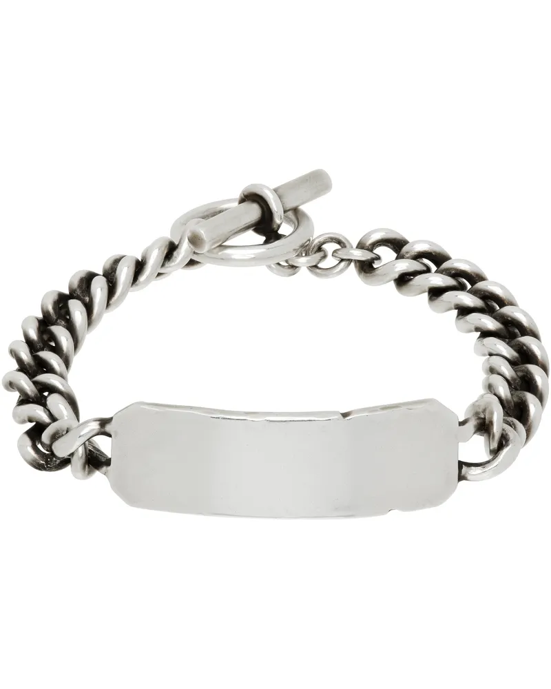 Ann Demeulemeester Kusta Quote Chain Bracelet Antique