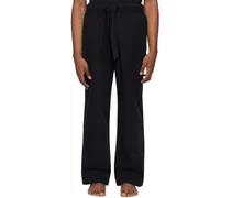 Black Drawstring Pyjama Pants