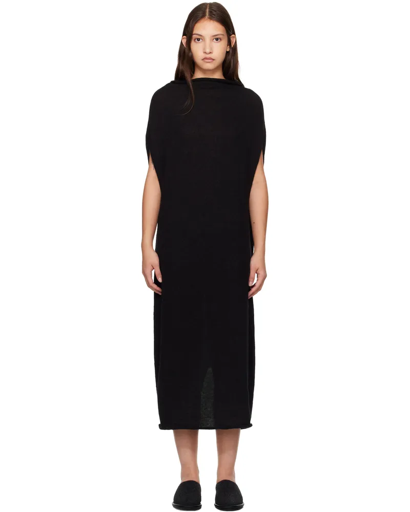 Lauren Manoogian Black Shoulder Maxi Dress B01