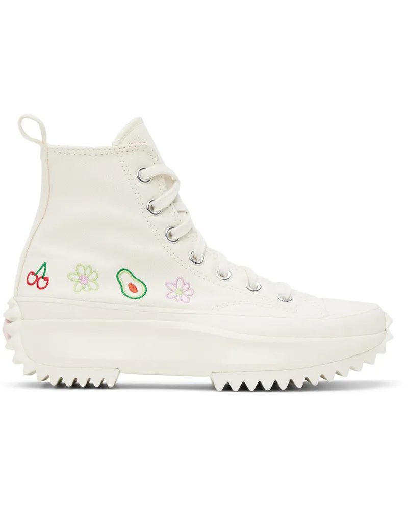 Converse Off-White Run Star Hike Sneakers Egret