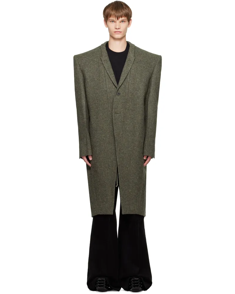 Rick Owens Khaki Concordians Fogpocket Ricks Coat 25