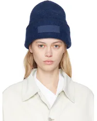 Jacquemus Navy 'Le bonnet Gros Grain' Beanie Navy