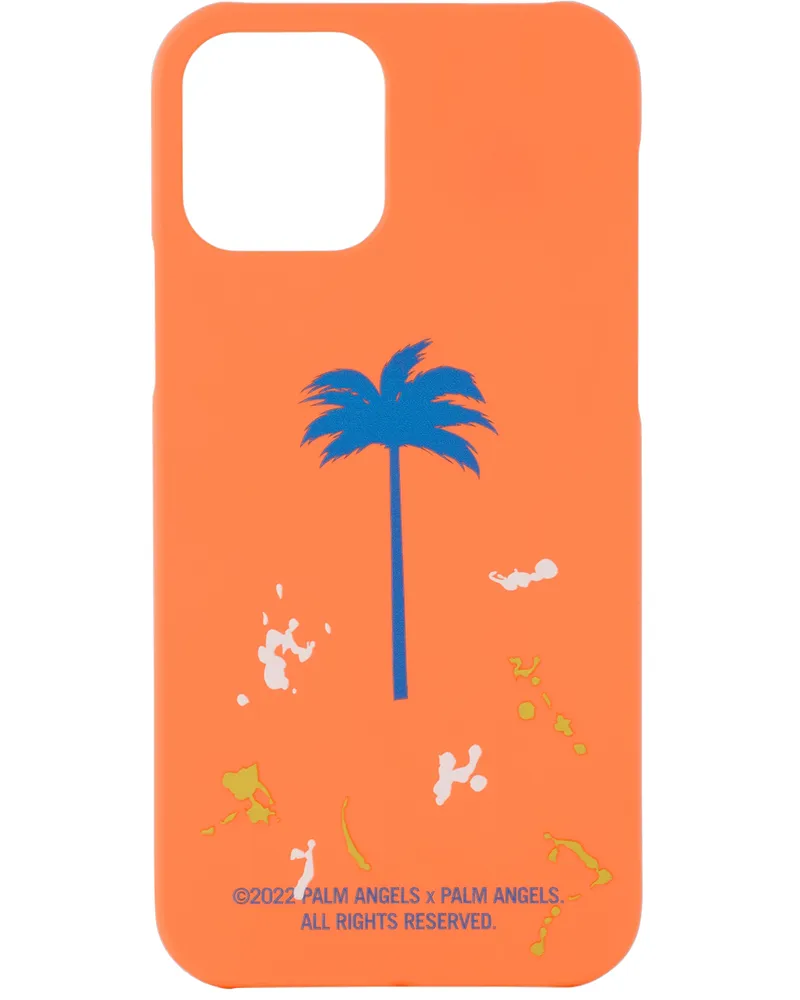 Palm Angels Orange Palm Tree iPhone 12/12 Pro Case Orange