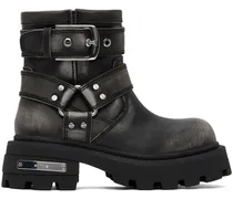 Black Dominique Boots