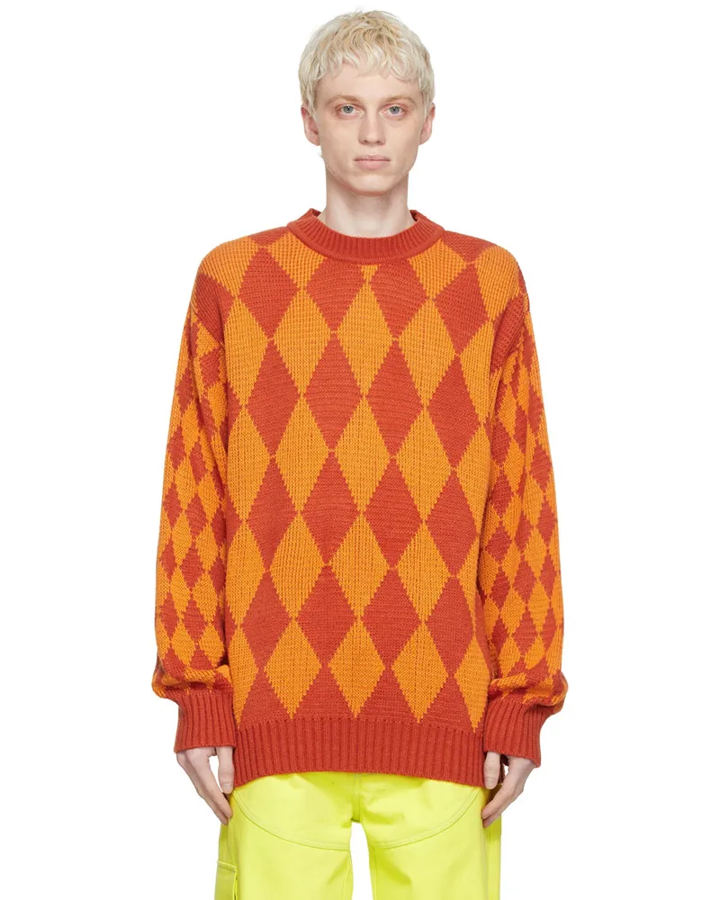 Marshall Columbia SSENSE Exclusive Orange Shradha Kochhar Edition Sweater Orange