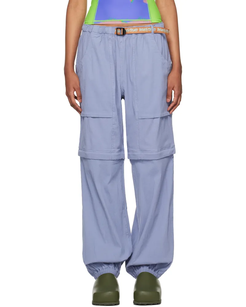 Brain Dead Blue Alpinist Trousers Slate