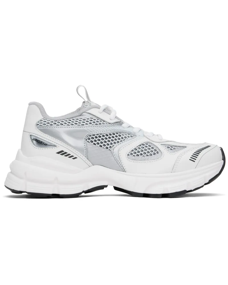 Axel Arigato White & Silver Marathon Runner Sneakers White