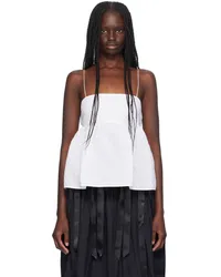 Cecilie Bahnsen White Selena Camisole White