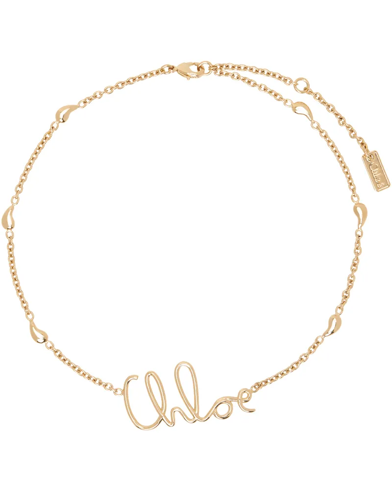 Chloé Gold 'The Chloé Iconic' Necklace 9dc