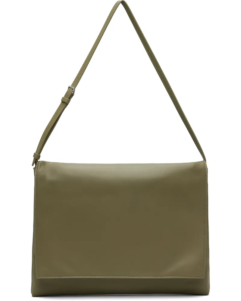The Row Khaki Nan Shoulder Bag Sags
